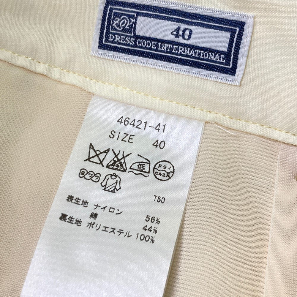 ZOY ゾーイ 46421 ショートパンツ  イエロー系 40