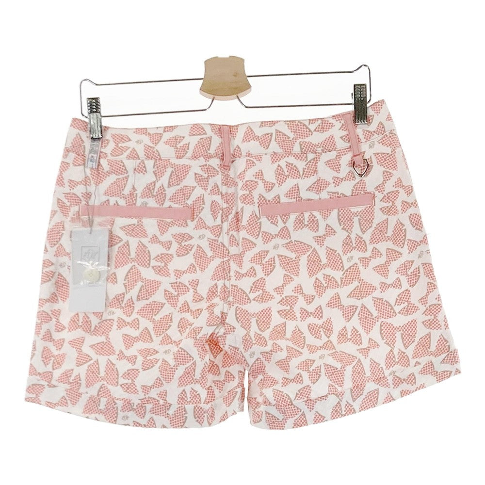 ZOY ゾーイ 46420 ショートパンツ 総柄 ピンク系 40