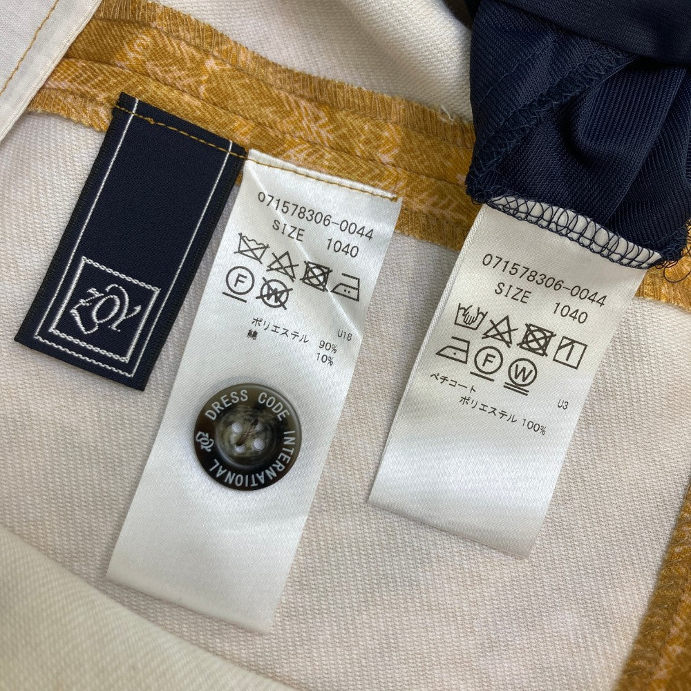 ZOY ゾーイ 71578306 スカート 総柄 イエロー系 40