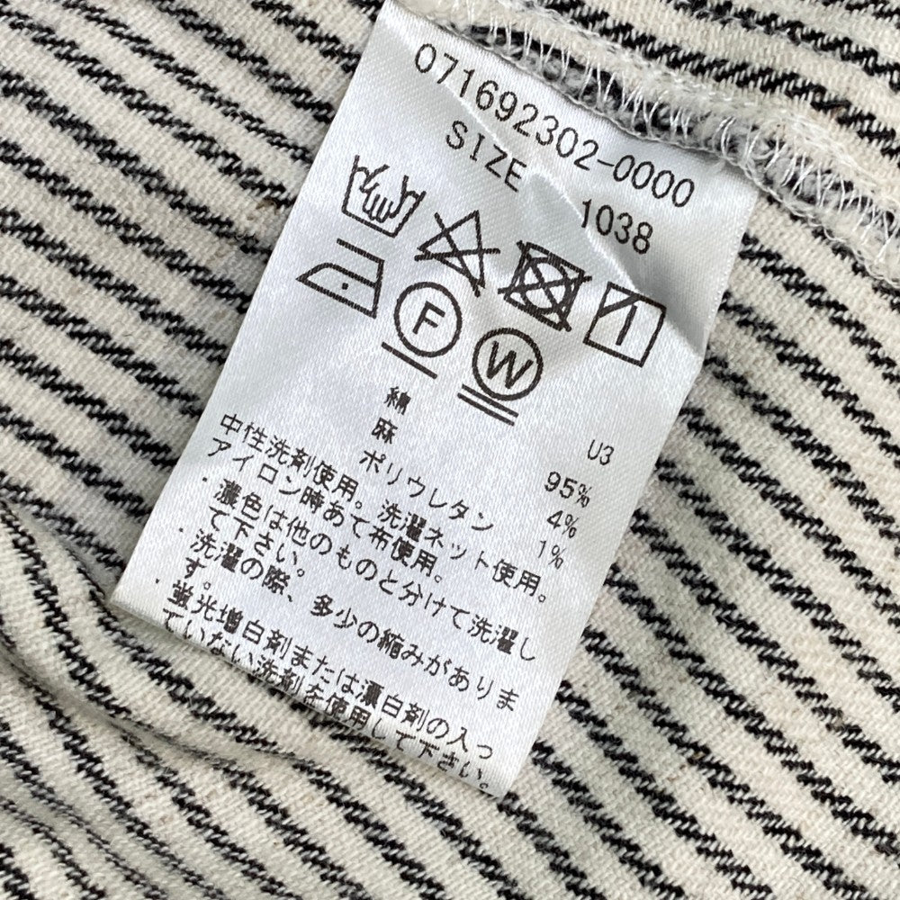 ZOY ゾーイ 71692302 スカート ヒッコリー ホワイト系 38