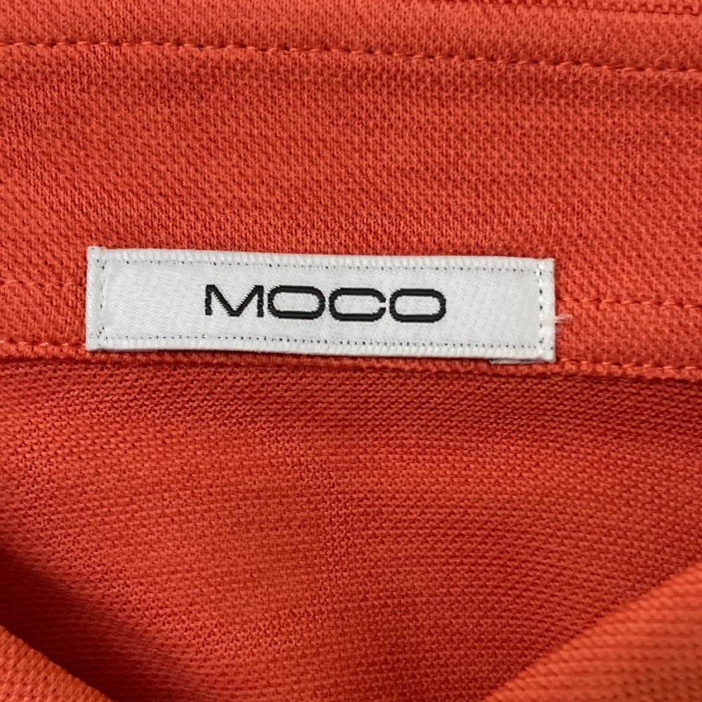 MOCO 모코 21-2181440 반소매 폴로 셔츠 오렌지 계열 50