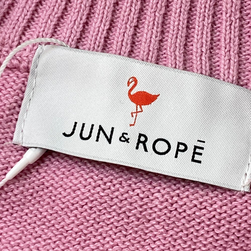 JUN&ROPE ジュンアンドロペ ERJ-3800 ニットベスト  ピンク系 M