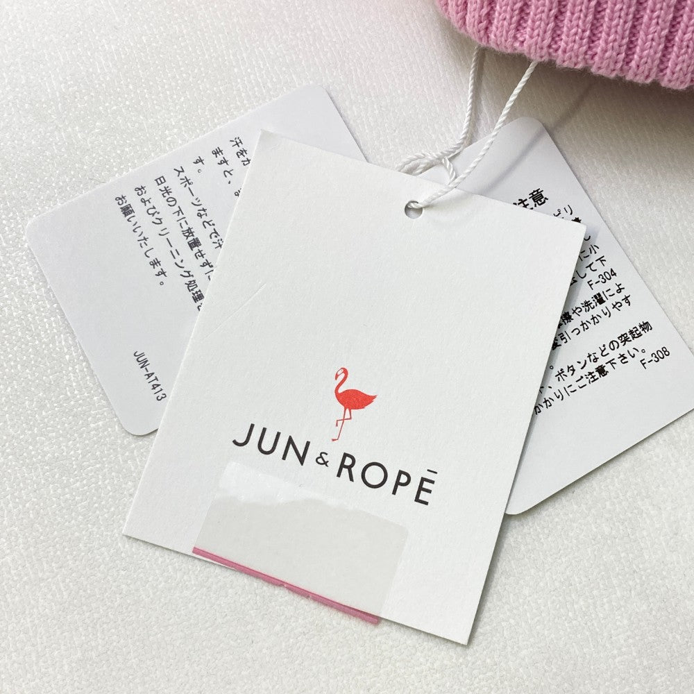JUN&ROPE ジュンアンドロペ ERJ-3800 ニットベスト  ピンク系 M