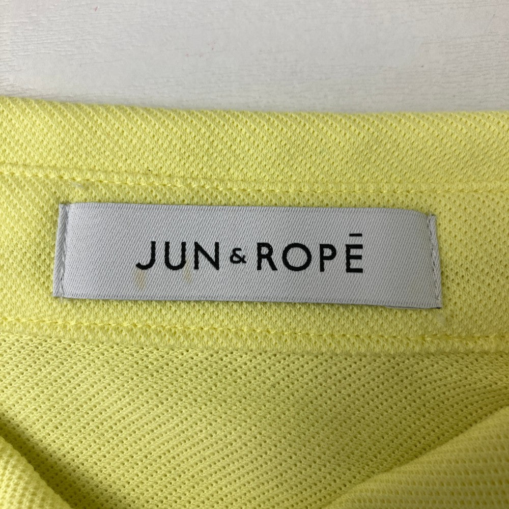 JUN&ROPE 준앤로페 ERM-1705 반팔 폴로셔츠 옐로우 계열 M