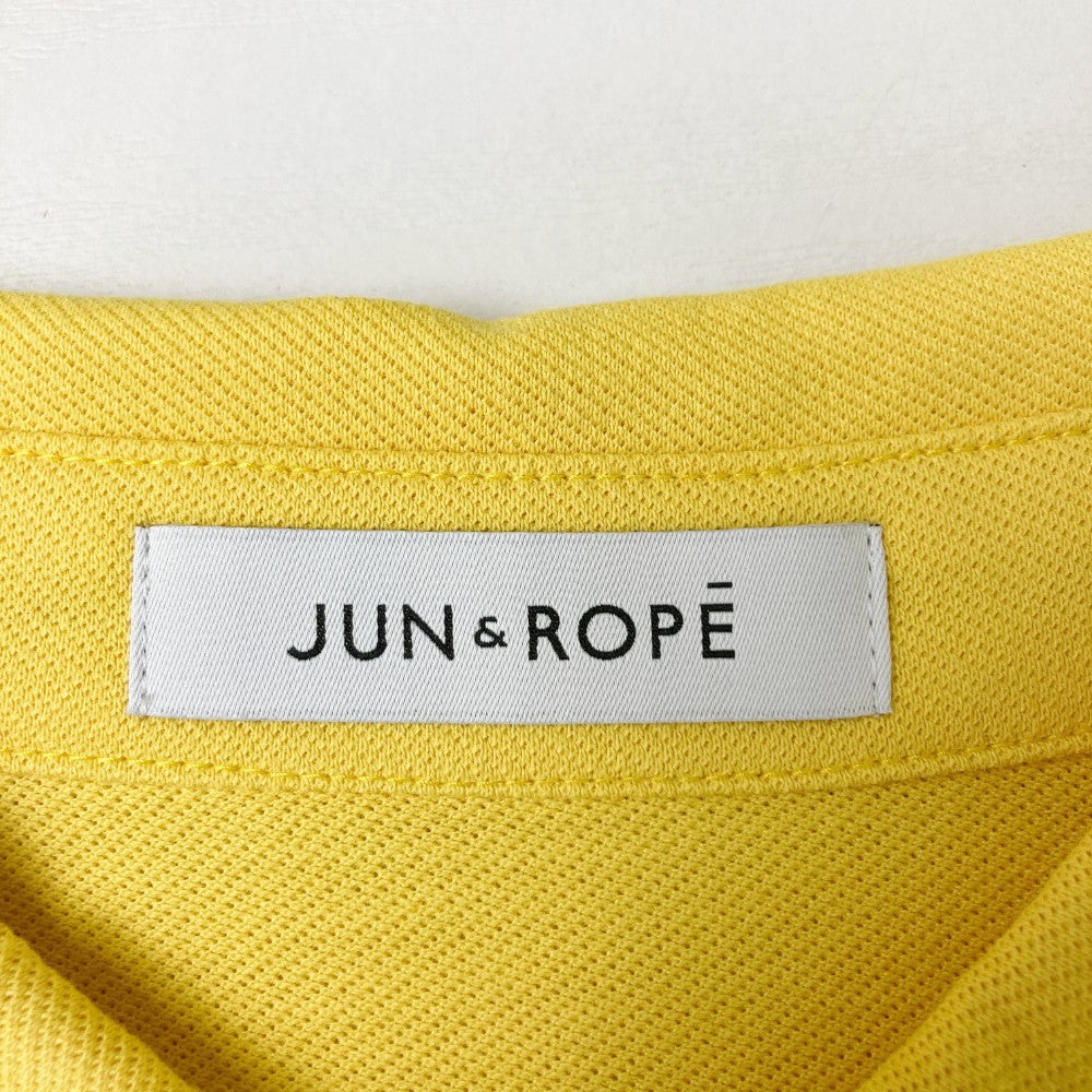 JUN&ROPE 준앤로페 ERM-1800 반팔 폴로셔츠 옐로우 계열 M