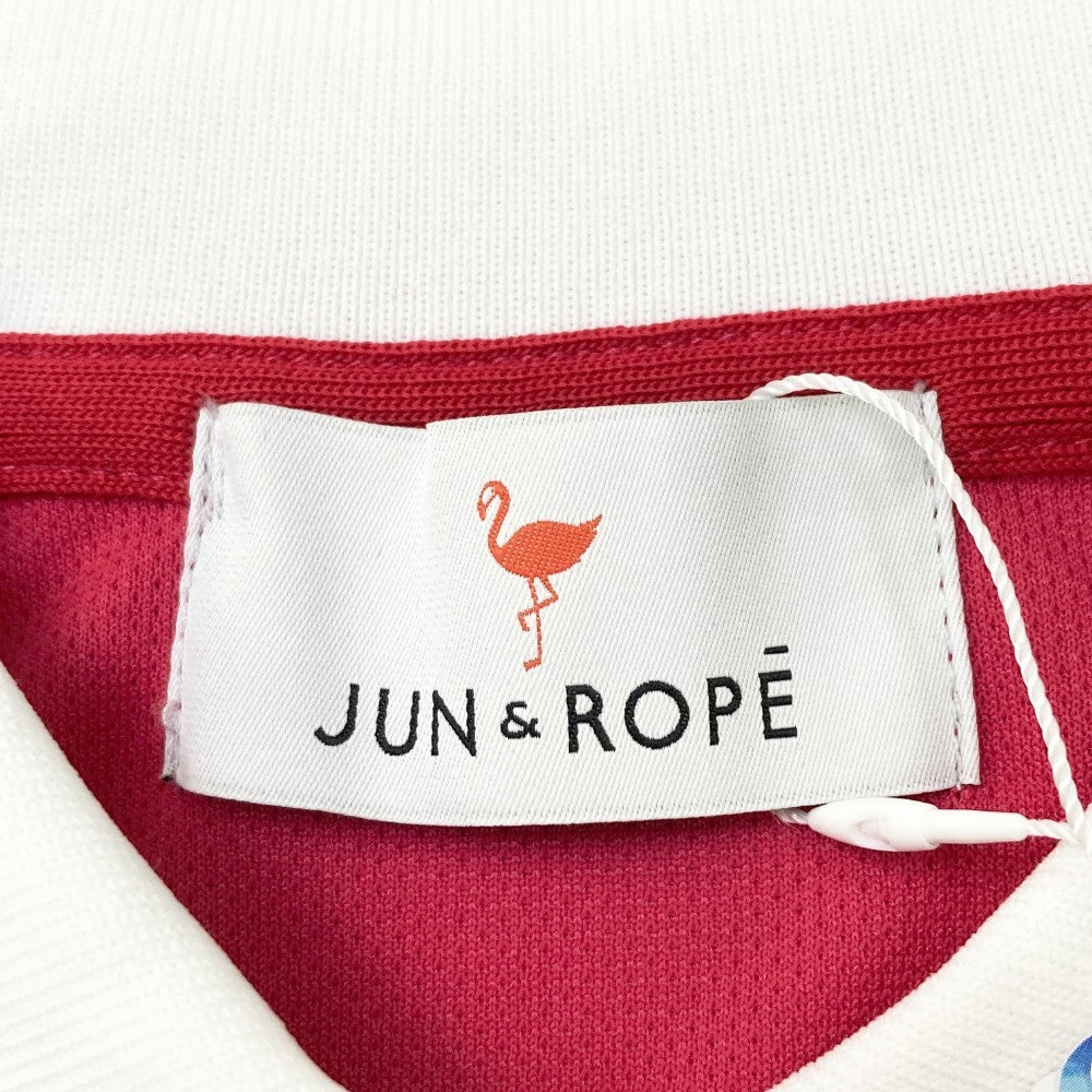 JUN&ROPE ジュンアンドロペ ERM-3808 半袖ポロシャツ  ピンク系 M