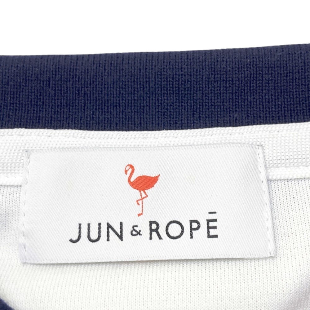 JUN&ROPE 준앤로페 ERM-3705 반팔 폴로 셔츠  화이트 계열 L