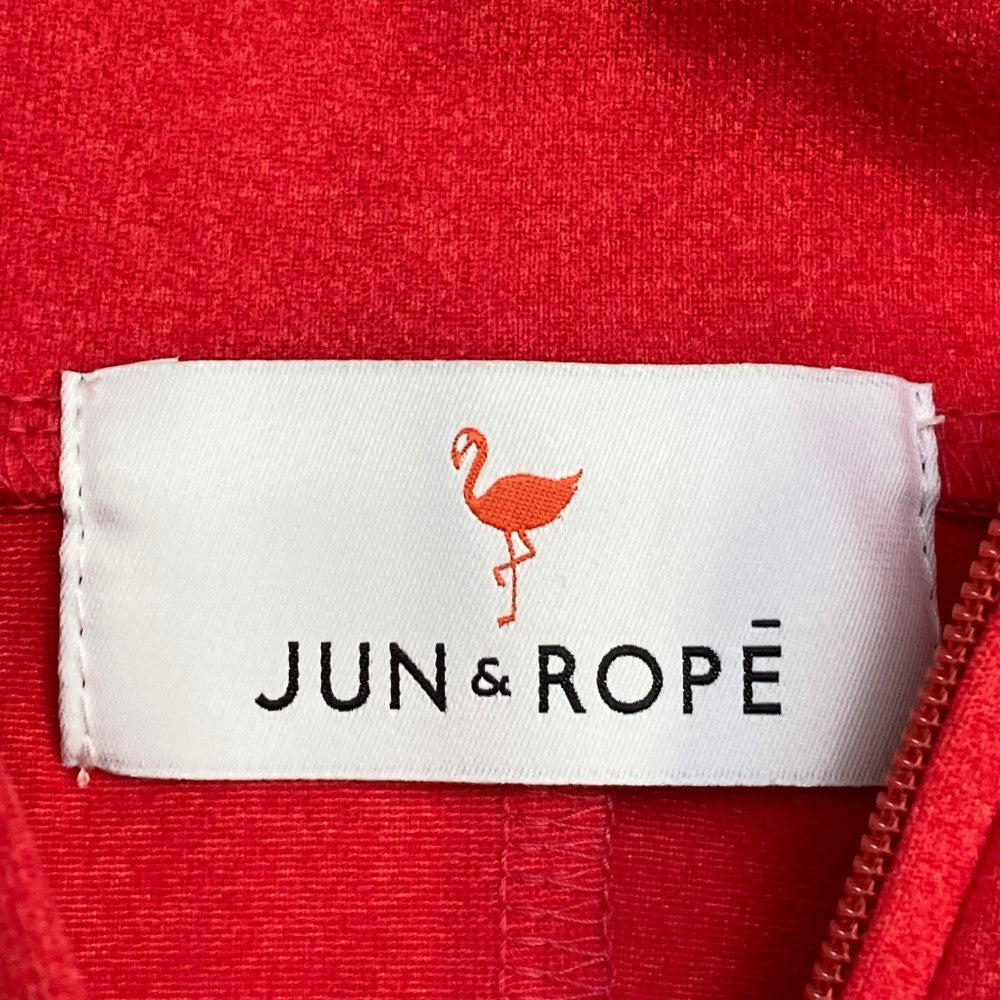 JUN&ROPE 준앤로프 ERM-5701 긴팔 하프집 T셔츠 레드 계열 M