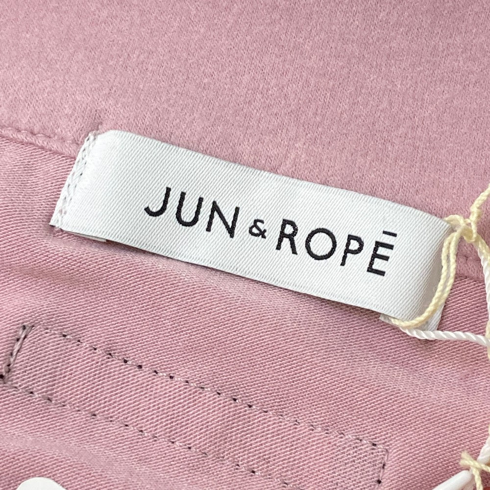 JUN&ROPE 준앤로페 ERM-58250 긴팔 하프집 티셔츠 퍼플 계열 S