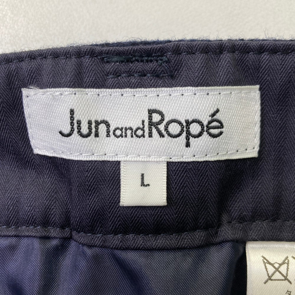 JUN&ROPE 준앤로페 ERM-4652 스커트 레이스 네이비 계열 L