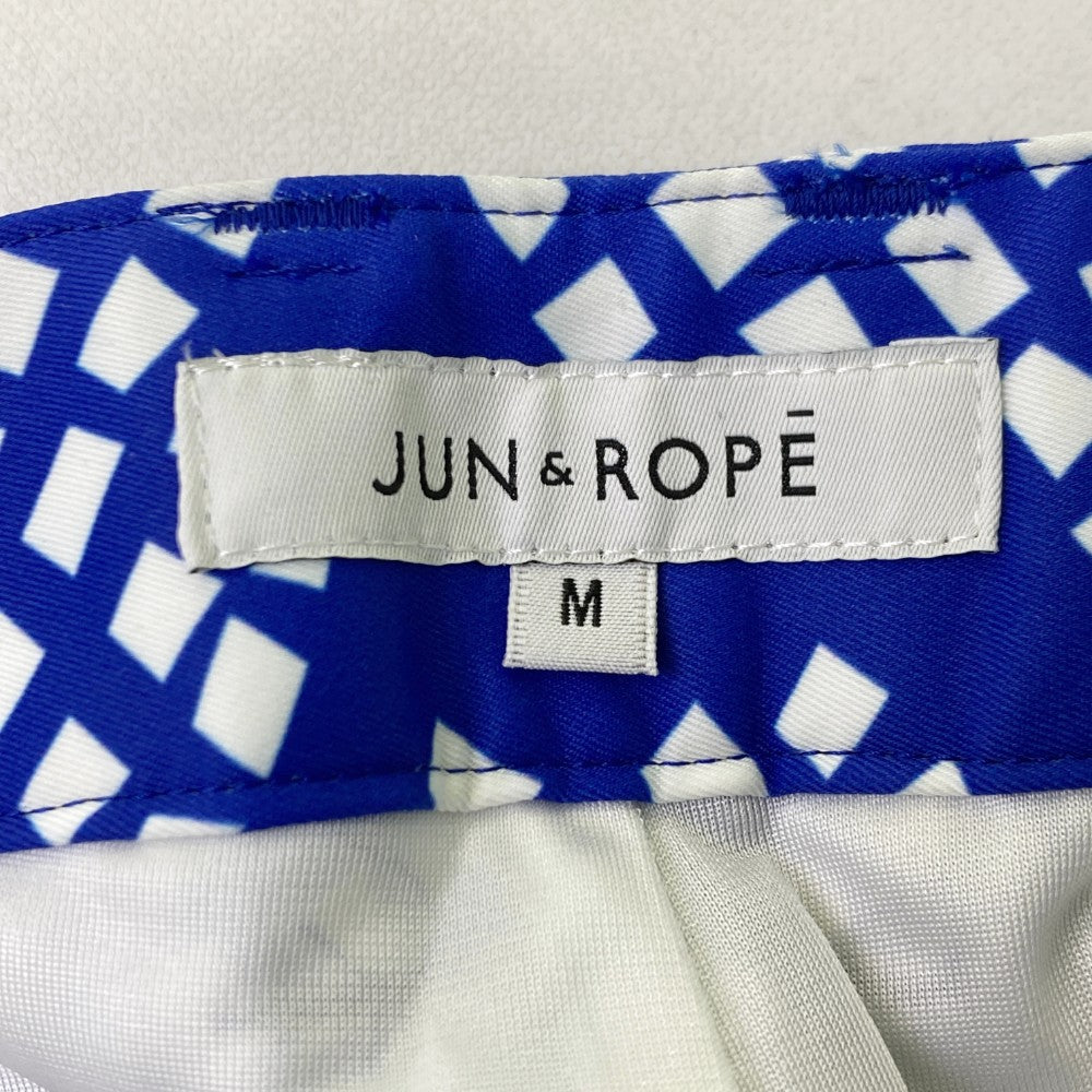 JUN&ROPE 준앤로페 ERS-3700 팬츠 총무늬 블루계열 M