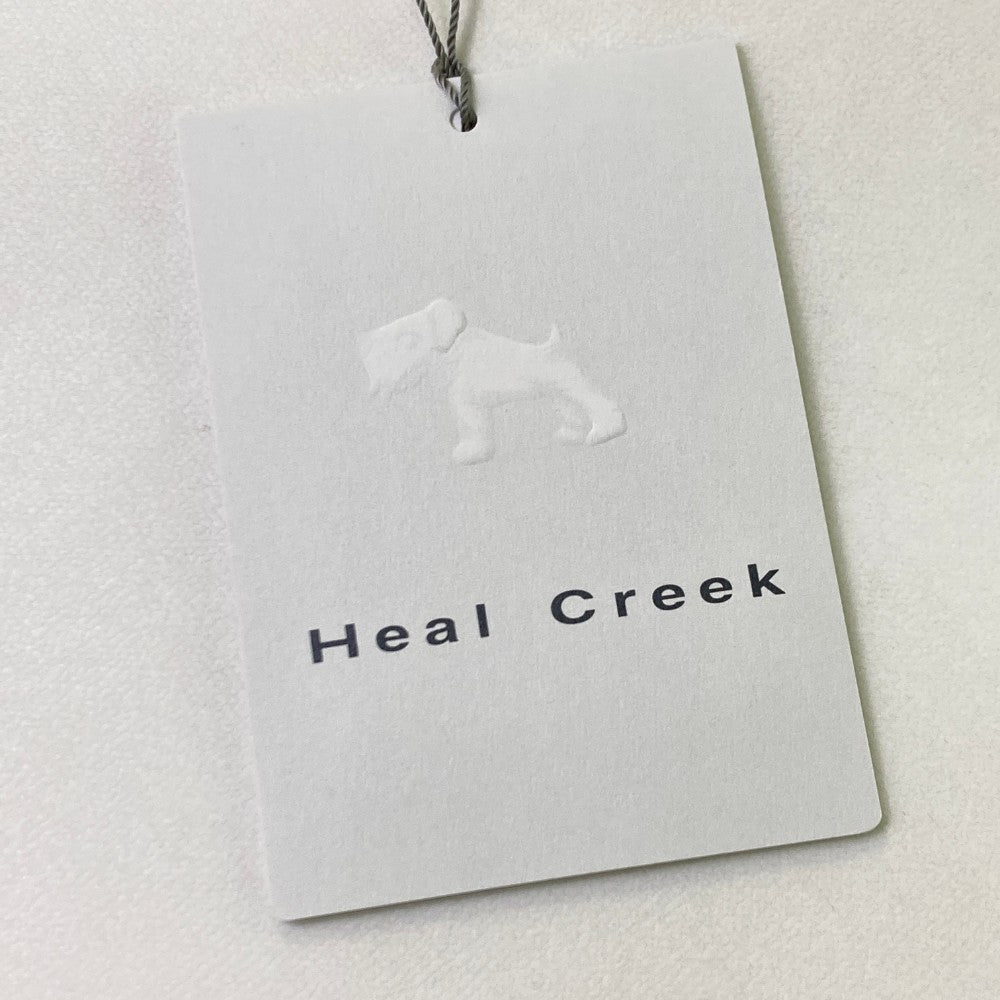 HEAL CREEK ヒールクリーク 002-23412 長袖ハーフジップシャツ ボーダー グリーン系 42