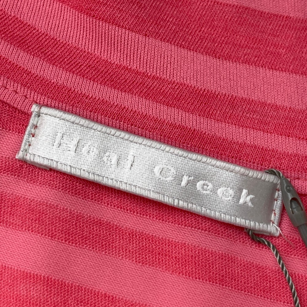 HEAL CREEK 힐크리크 002-23644 반팔 하프집 셔츠 스트라이프 핑크 계열 40