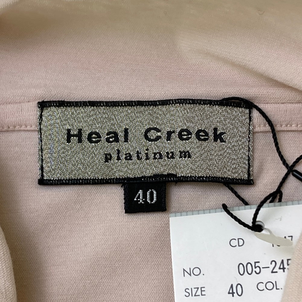 HEAL CREEK 힐크리크 005-24541 반팔 하이넥 티셔츠 PLATINUM 핑크 계열 40