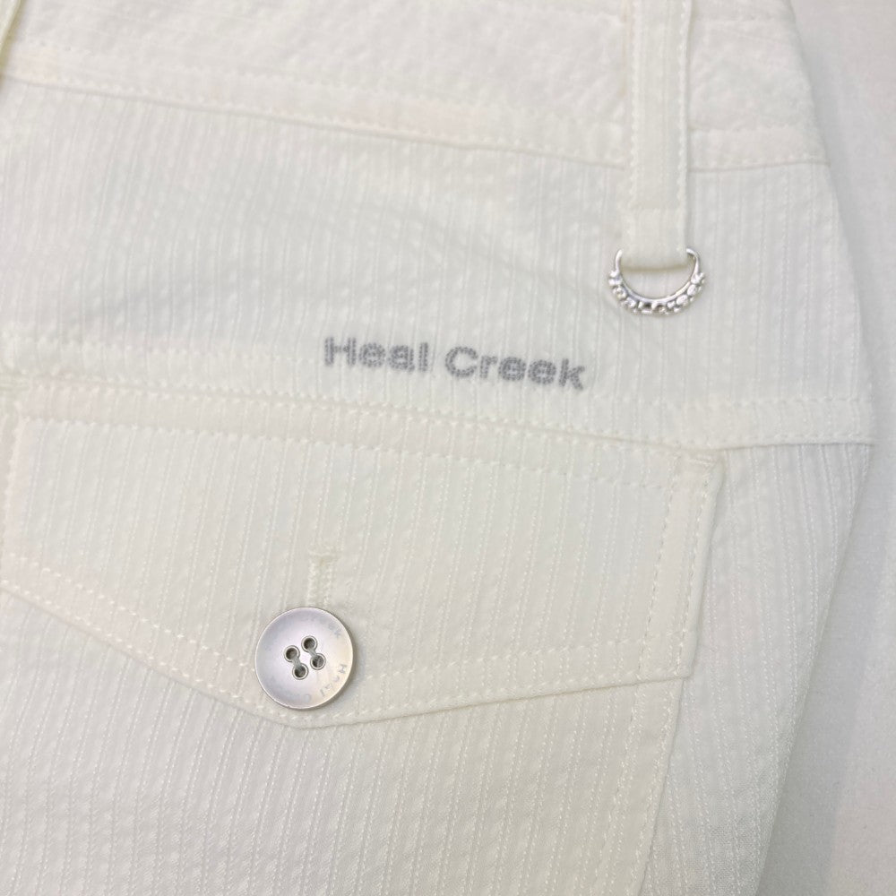 HEAL CREEK ヒールクリーク 002-78412 パンツ シアサッカー  ホワイト系 44