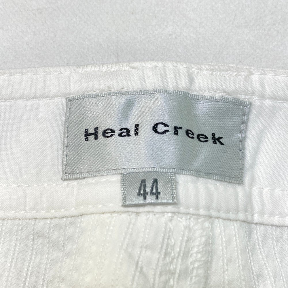 HEAL CREEK ヒールクリーク 002-78412 パンツ シアサッカー  ホワイト系 44