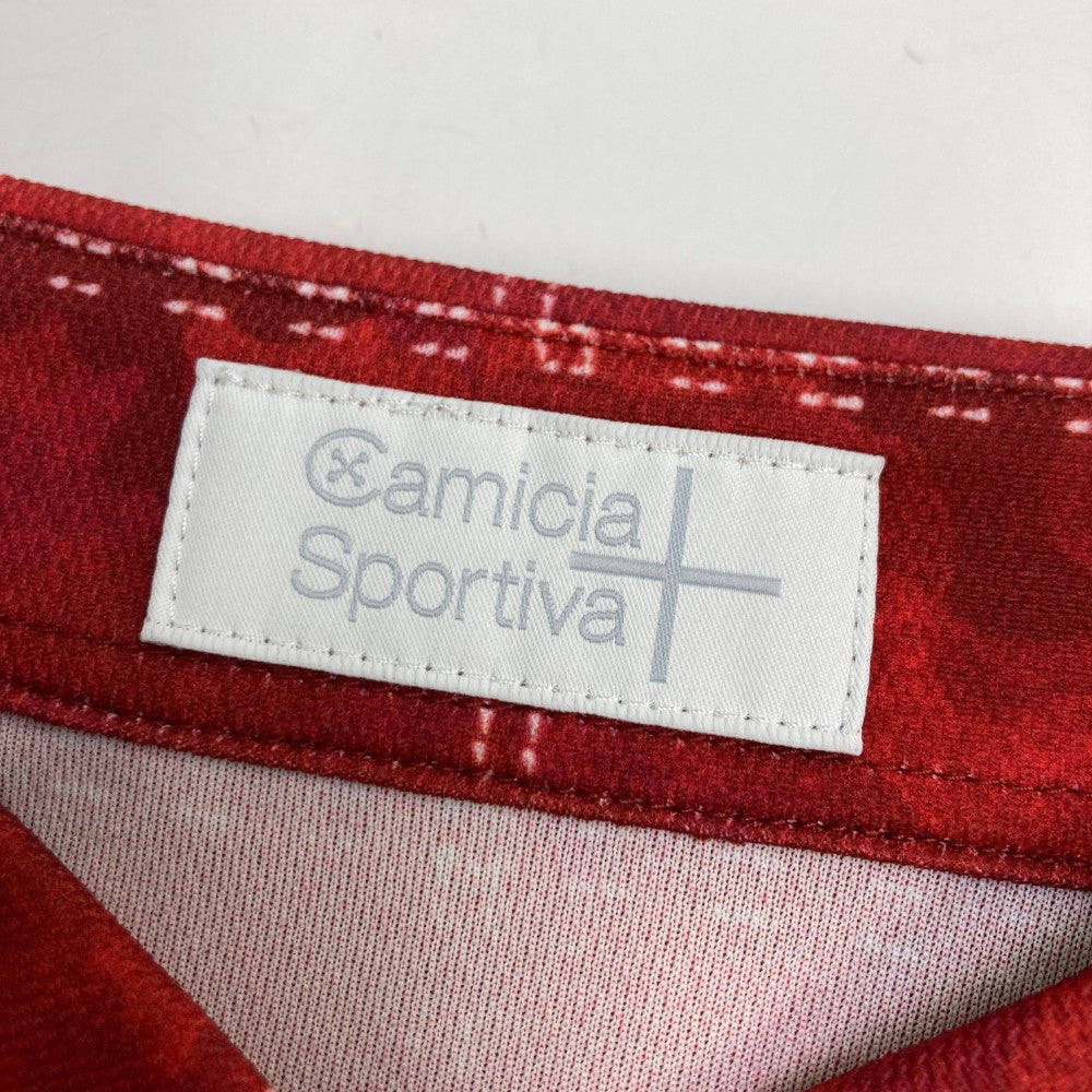 CAMICIA SPORTIVA 카미차 스포르티바 51-2181241 반팔 폴로 셔츠 레드 계열 50