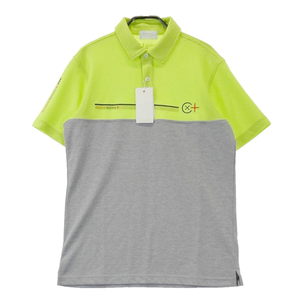 CAMICIA SPORTIVA 카미차 스포르티바 51-2201240 반소매 폴로 셔츠 그린 계열 48