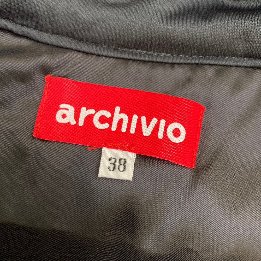 ARCHIVIO 아르치비오 A414108 2024년 반소매 패딩 재킷 블랙 계열 38
