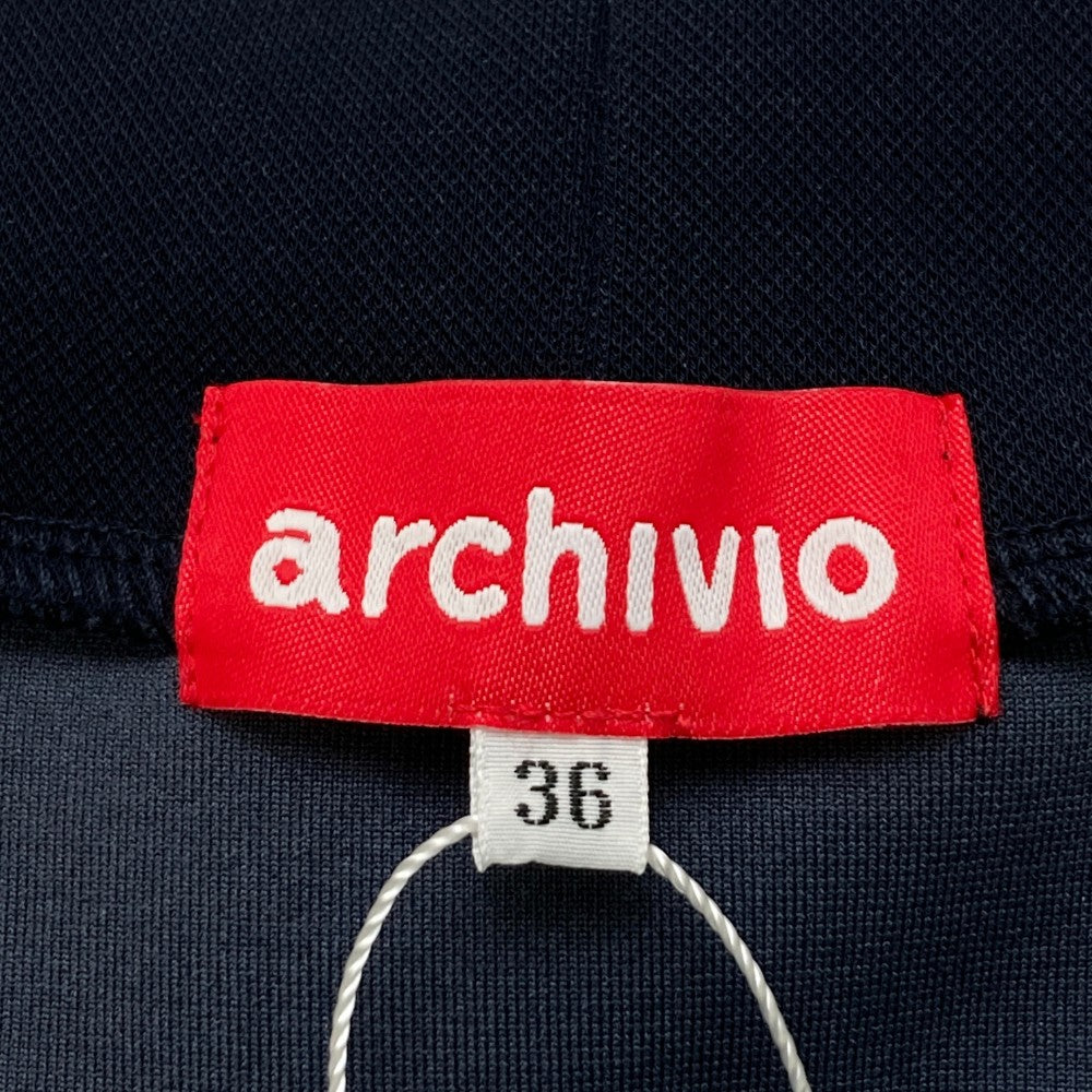ARCHIVIO アルチビオ A419819 2024年 長袖ハイネックTシャツ  ネイビー系 36