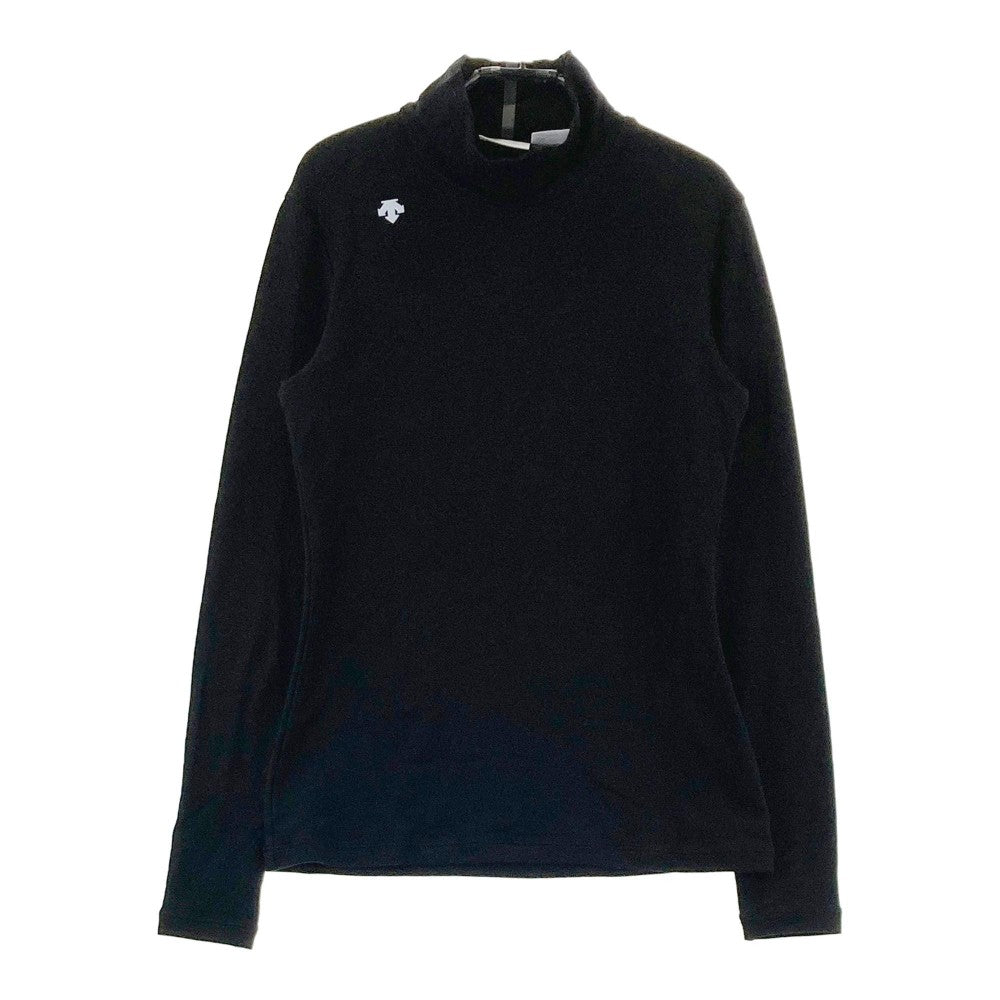 DESCENTE GOLF 데상트 골프  긴팔 하이넥 티셔츠  블랙 계열 S