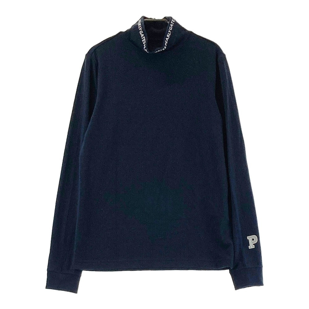 PEARLY GATES パーリーゲイツ 2024年 長袖ハイネックTシャツ  ネイビー系 0