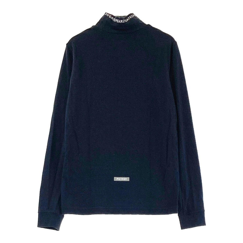 PEARLY GATES パーリーゲイツ 2024年 長袖ハイネックTシャツ  ネイビー系 0