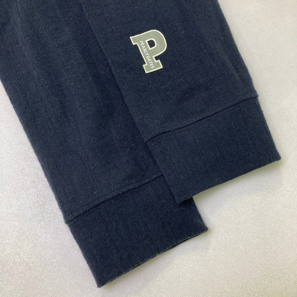 PEARLY GATES パーリーゲイツ 2024年 長袖ハイネックTシャツ  ネイビー系 0