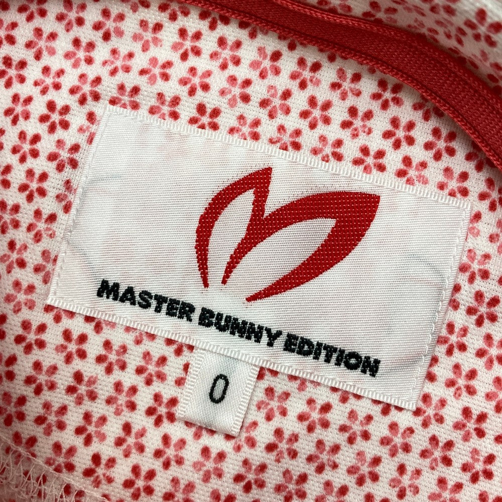 MASTER BUNNY EDITION マスターバニーエディション  半袖ポロシャツ 花 総柄 ピンク系 0