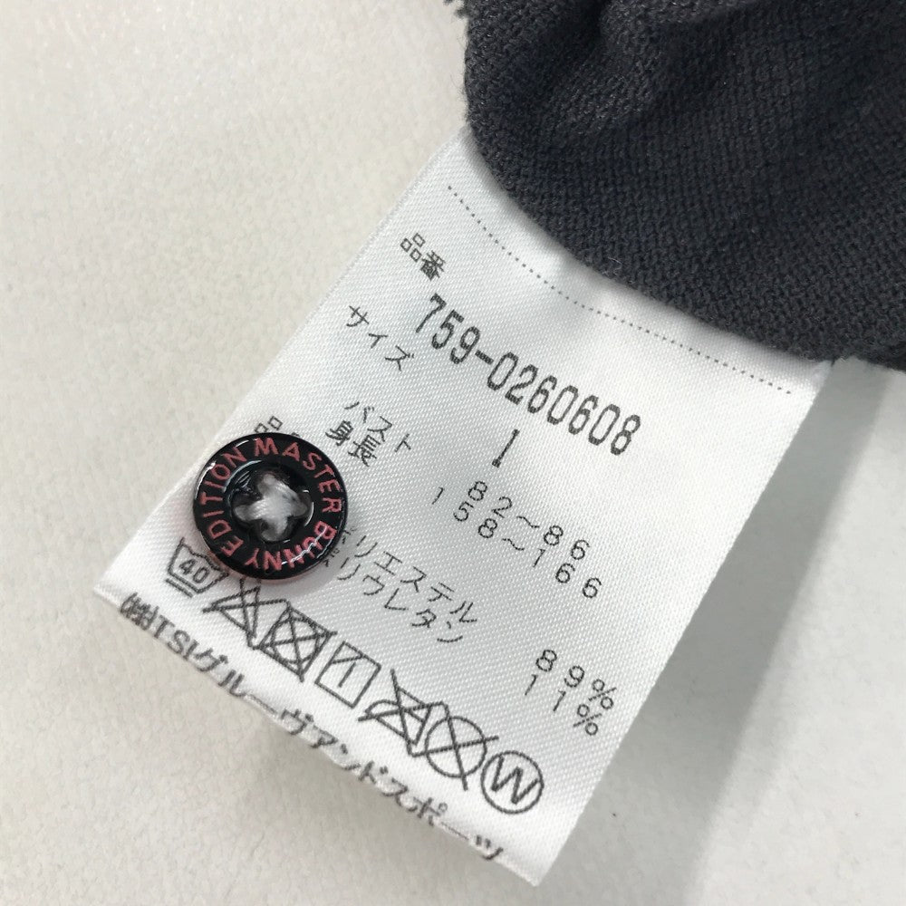 MASTER BUNNY EDITION マスターバニーエディション 759-0260608 半袖ポロシャツ  ブラック系 1