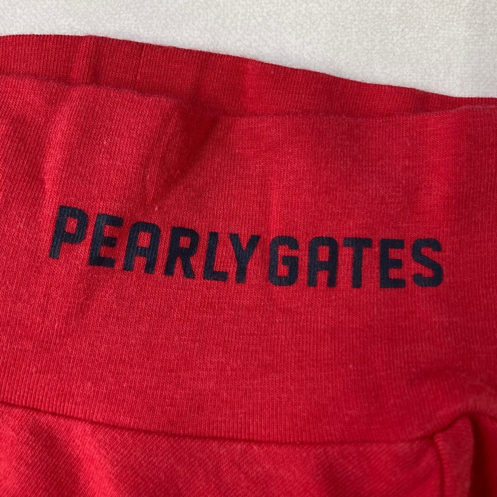 PEARLY GATES パーリーゲイツ 055-5266902 ハイネック 長袖Tシャツ  レッド系 0