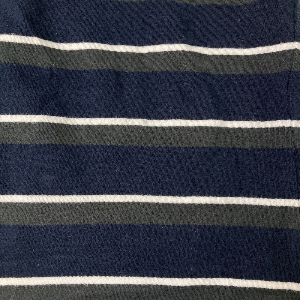 PEARLY GATES パーリーゲイツ 055-5266904 ハイネック 長袖Tシャツ ボーダー柄 ネイビー系 0