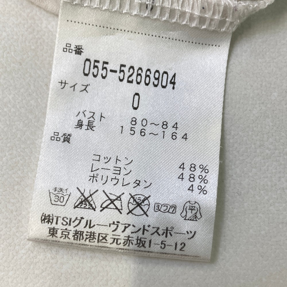 PEARLY GATES パーリーゲイツ 055-5266904 ハイネック 長袖Tシャツ ボーダー柄 ブルー系 0