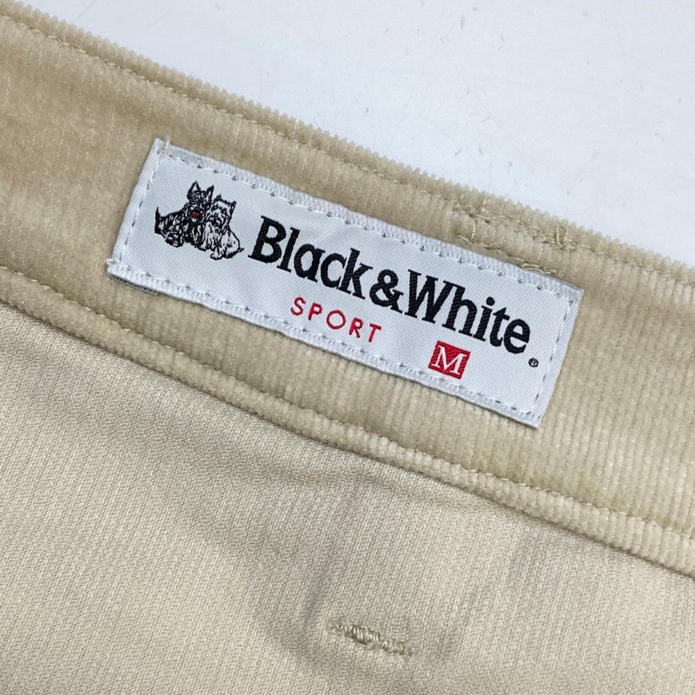 BLACK&WHITE 블랙 앤 화이트 코듀로이 스트레치 스커트 베이지 계열 M