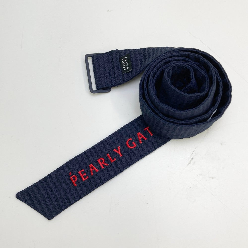 PEARLY GATES パーリーゲイツ 2022年モデル ストレッチパンツ ハート 総柄 ネイビー系 0