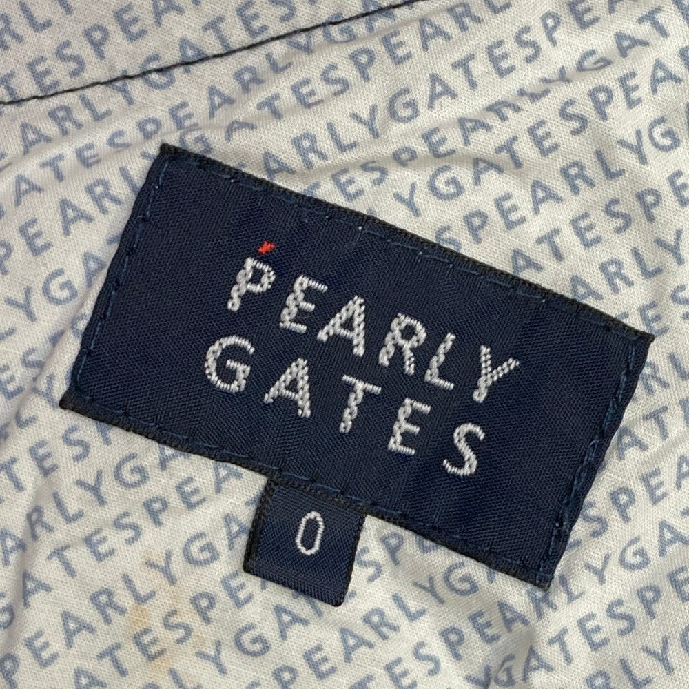 PEARLY GATES パーリーゲイツ 2022年モデル ストレッチパンツ ハート 総柄 ネイビー系 0