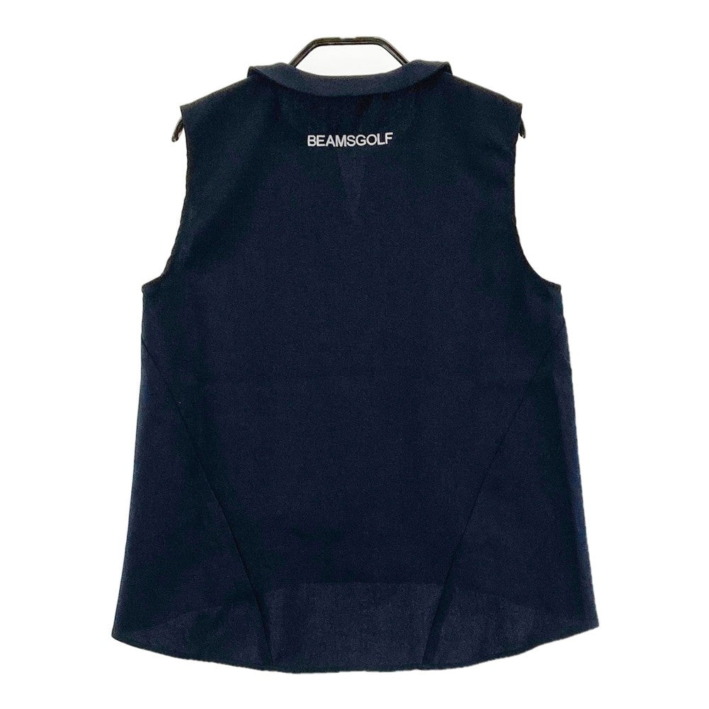BEAMS GOLF 빔스골프 2023년형 슬리브리스 폴로셔츠 스키퍼 네이비계열 S
