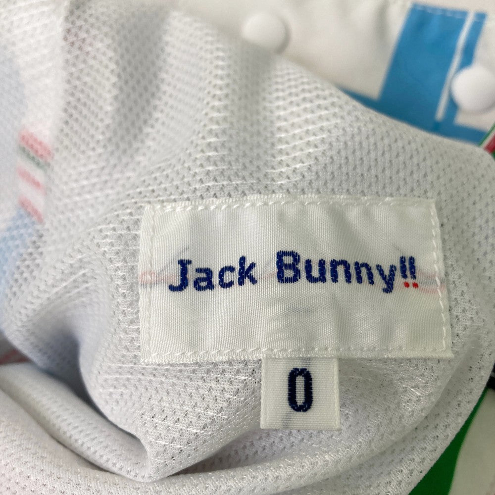 JACK BUNNY ジャックバニー 2023年モデル ストレッチ ショートパンツ マルチカラー チェック柄 ホワイト系 0