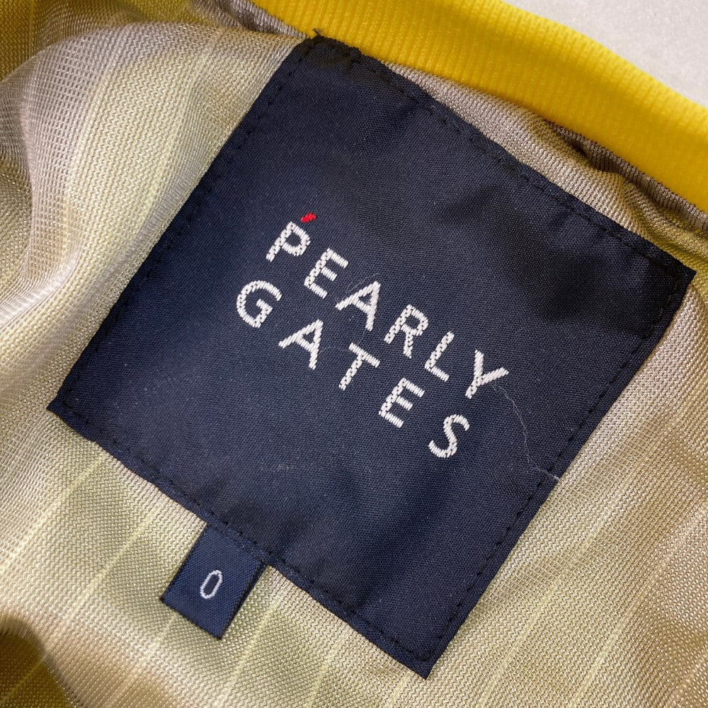 PEARLY GATES パーリーゲイツ 2022年 ツインスニード　蓄熱  イエロー系 0