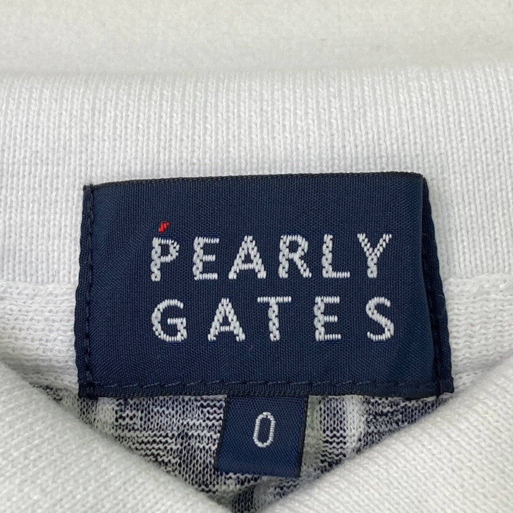 PEARLY GATES パーリーゲイツ 2023年 半袖ポロシャツ  ネイビー系 0