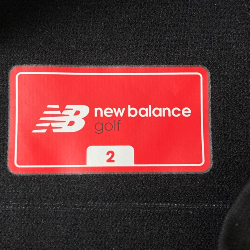 NEW BALANCE GOLF 뉴발란스 하이넥 긴팔 티셔츠 스트라이프 블랙 계열 2