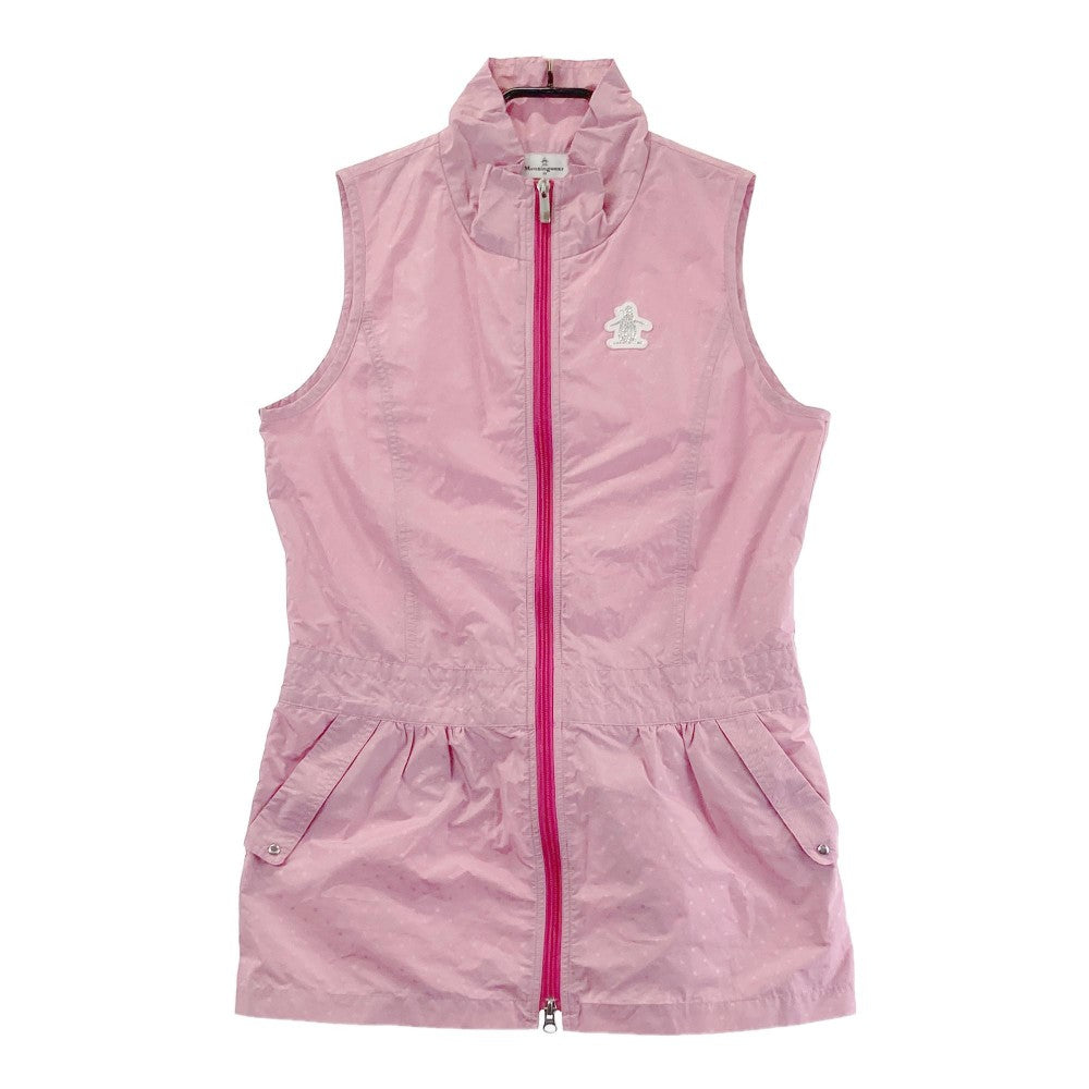 MUNSING WEAR 먼싱웨어 집업 원피스 핑크 계열 M