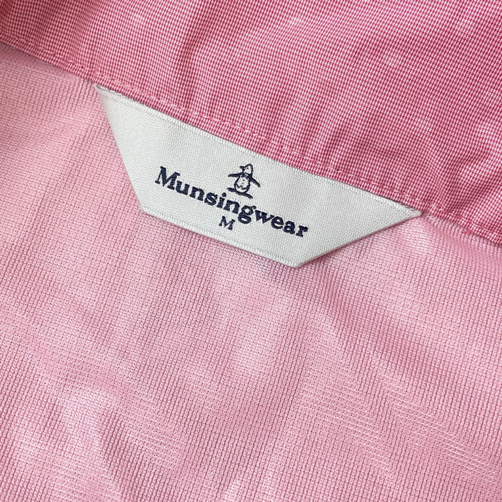 MUNSING WEAR 먼싱웨어 집업 원피스 핑크 계열 M