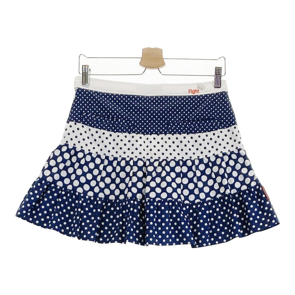 LE COQ GOLF ルコックゴルフ  インナー付スカート ドット ネイビー系 9
