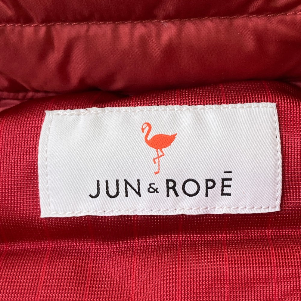 JUN&ROPE 준앤로프  안감 플리스  축열  긴팔 다운 재킷  레드 계열 L