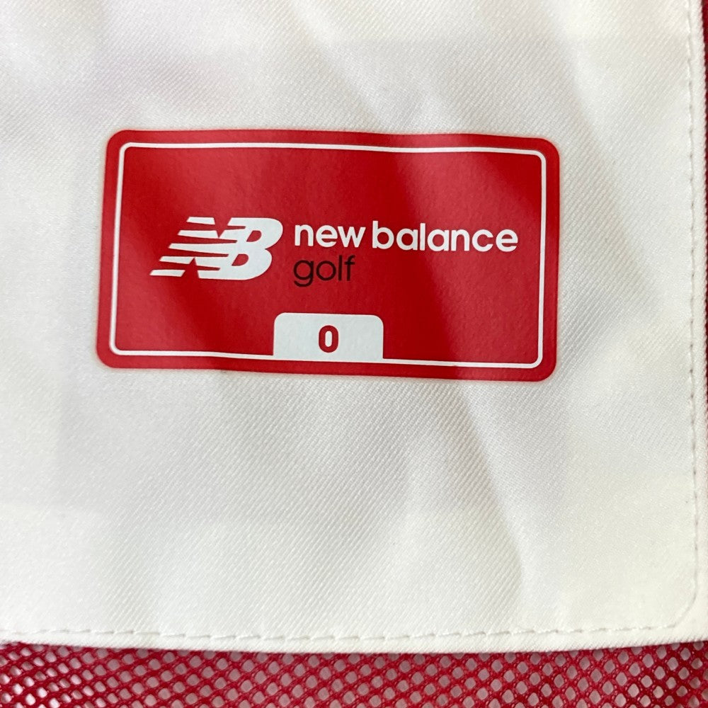 NEW BALANCE GOLF 뉴발란스 안감 메쉬 후드 긴팔 재킷 NBG 전면 패턴 레드 계열 0