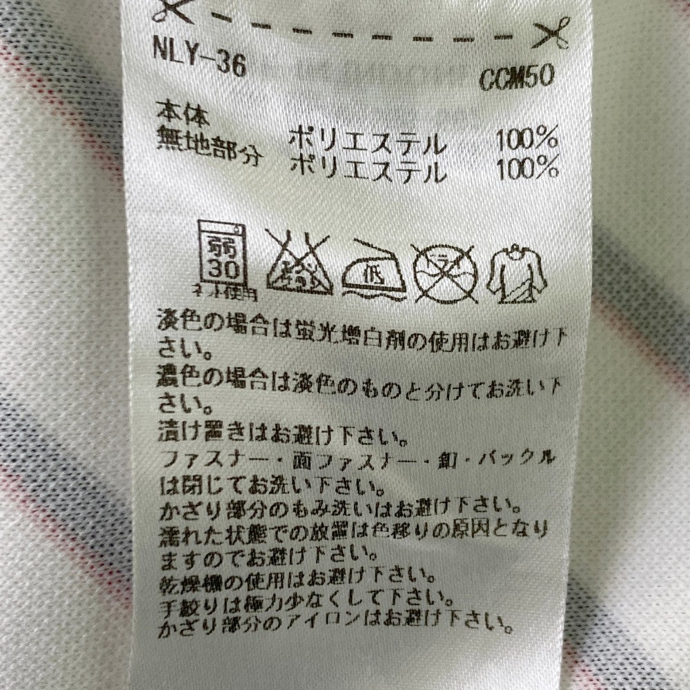 아디다스 골프 N67757 긴팔 재킷 사선 스트라이프 패턴 화이트 계열 M