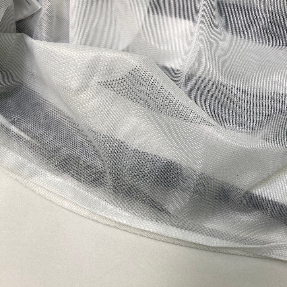 MUNSING WEAR 먼싱웨어  반팔 원피스 스트라이프 무늬 화이트 계열 M