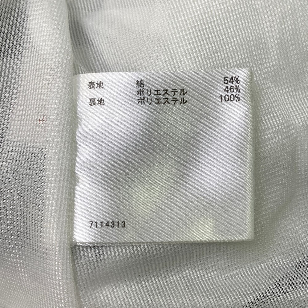 MUNSING WEAR 먼싱웨어  반팔 원피스 스트라이프 무늬 화이트 계열 M