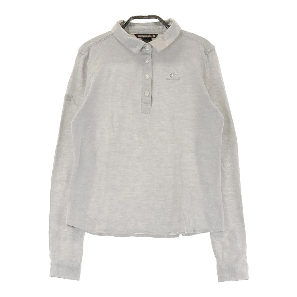 ZOY ゾーイ  長袖ポロシャツ  グレー系 36